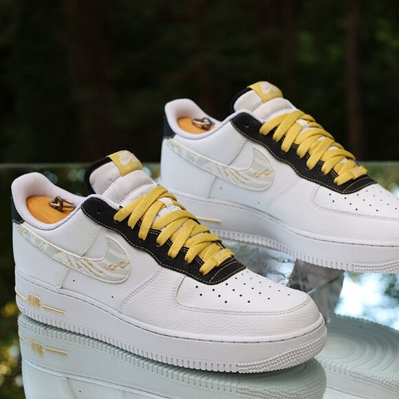 Nike Air Force 1 Low Gold Links Zebra Print - Picture 8 of 15